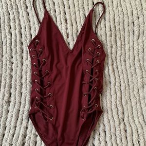 Forever 21 Ribbed Bodysuit